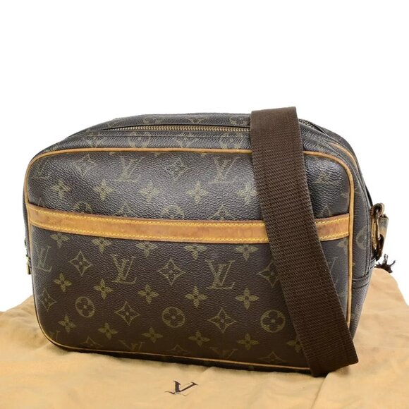 LOUIS VUITTON Reporter PM Crossbody Shoulder Bag Monogram Leather M45254 31FA897 - Picture 1 of 13